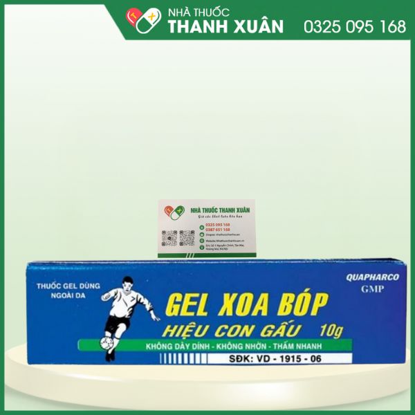 Gel Xoa Bóp Con Gấu giúp giảm đau, kháng viêm